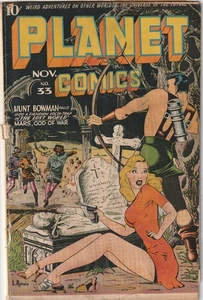 PLANET COMICS #33 (Fiction House, 1944) en muy buen estado - Imagen 1 de 2