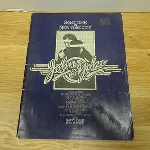 JOHN LENNON& YOKO ONO Some Time in New York City SHEET MUSIC - Foto 1 di 6