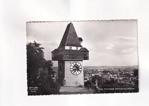 F3720) GRAZ - Steiermark - Schlossberg Uhrturm S/W FOTO AK - Picture 1 of 2