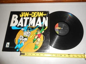 RARE 1966 JAN & DEAN MEET BATMAN ORIGINAL VINYL SLEVE LP RECORD LIBERTY LRP-3444 - Picture 1 of 5