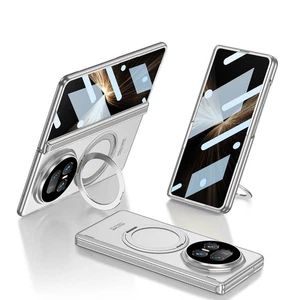 360°-Standgehäuse + Glasfolie Magnetisches Leder-Scharnier für Honor Magic V5 - Picture 1 of 16