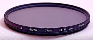 Hoya CIR-CPL Slim 77 mm Circular Polarizer Camera Lens Filter Mint - Picture 1 of 1