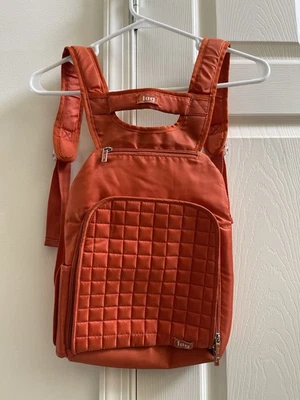 Mini Mochila Lug Acolchada Para Mujer Naranja Viaje Exterior Ligera Foto 1 de 4