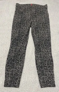 SPANX Damen Gr. XL Pull On Leggings Hose Stretch Jeans-ish Ankle Snake Print - Bild 1 von 7