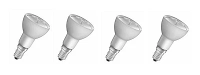 4x OSRAM LED Star R50 Reflektor 3,9W=40W E14 warmweiß EEK:G (Spektrum A-G) - Bild 1 von 3