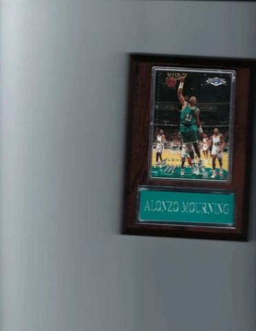 ALONZO MOURNING PLAQUE CHARLOTTE HORNETS BASKETBALL NBA   C Cover