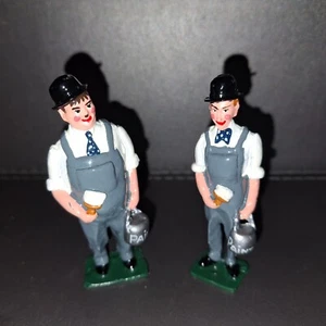 LAUREL/HARDY*SUPERB*BESPOKE CAST METAL 3" SCALE FIGURE(PAINTERS)HAND PAINTED - Imagen 1 de 3