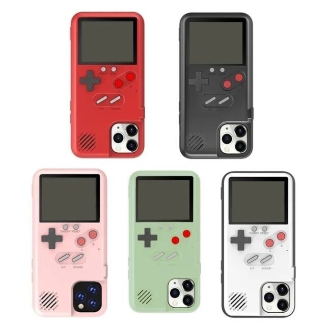 Coque iPhone Gameboy, Console de Jeu avec 36 Petits Jeux, écran Couleur,  Design Gameboy 3D rétro pour iPhone 11, Blanc - Cdiscount Téléphonie