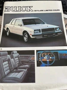 Buick Skylark Limited Edition Prospekt von 1982 - Bild 1 von 1