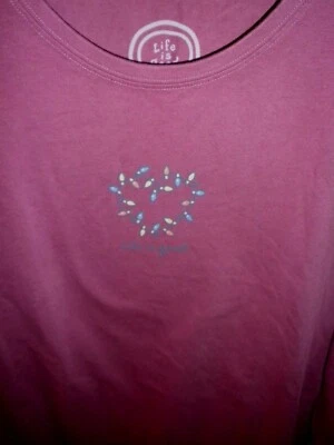 ¡¡NUEVO CON ETIQUETAS!!  CAMISETA TRITURADORA MUJER L/S." LUCES DE VACACIONES CORAZÓN" .SE ACERCA LA NAVIDAD (L)   Foto 1 de 4