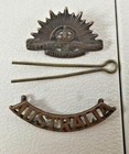 VINTAGE WW2 ISSUE AUSTRALIA AUSTRALIAN PIN FROM A SLOUCH HAT  17. 41D