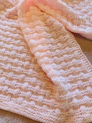 Knitting pattern- Easy Weave Baby Blanket ~ Paper Copy ~  - Image 1 of 4