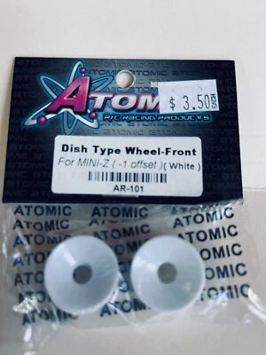 Atomic RC Dish Type Wheel-Front for Mini-Z(-1 offset)    AR-101 - Image 1 of 2