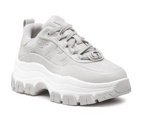 Sneakers donna zeppa|GUESS FL5JAR-LAC12 pizzo e pelle nero|Shop online|Shoe  Center