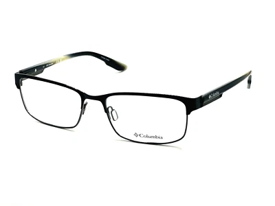 NEW AUTHENTIC COLUMBIA C3025 002 Black Men Rectangle Eyeglasses 57mm 18 145 - Imagem 1 de 4