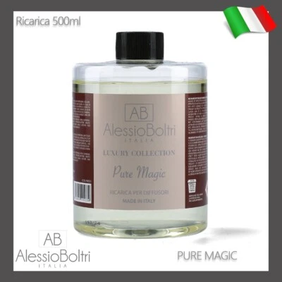 RICARICA PROFUMO AMBIENTE CASA PER DIFFUSORI BASTONCINI 500ML PURE MAGIC - Immagine 1 di 3