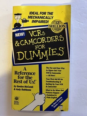 VCRs and Camcorders for Dummies by Andy. Rathbone and Gordon Mccomb (1994, TPB) - Image 1 of 4