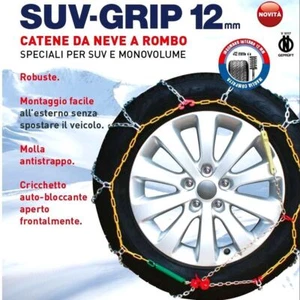 CATENE NEVE CORA SUVGRIP 12mm RUOTA 16 MISURA 215/65-16 FRP - Foto 1 di 4