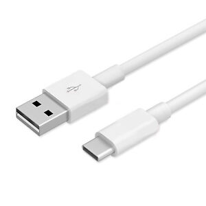 USB 3.1 Typ C Kabel für Samsung Galaxy Z Flip PC Datenkabel Ladekabel WEIß