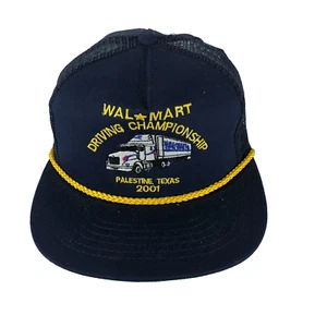 Trucker Mütze Cap Wal-Mart 2001 Truck Driving Championship blau Palästina Texas - Bild 1 von 7