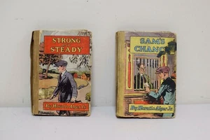 Antik HORATIO ALGER, JR 2er-Set Bücher: stark & stetig und Sams Chance - Bild 1 von 9