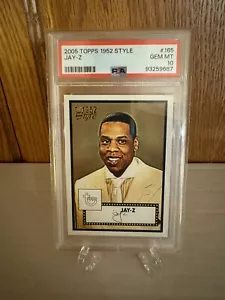2005 Topps 1952 Style #165 Jay-Z Rookie Card PSA 10 Gem Mint RC Pop 8 Hova - Picture 1 of 2
