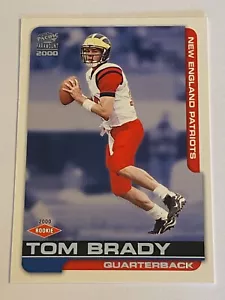 Pacific Paramount Tom Brady #138 2000 novato RC - leyenda del fútbol americano de la NFL - Imagen 1 de 4