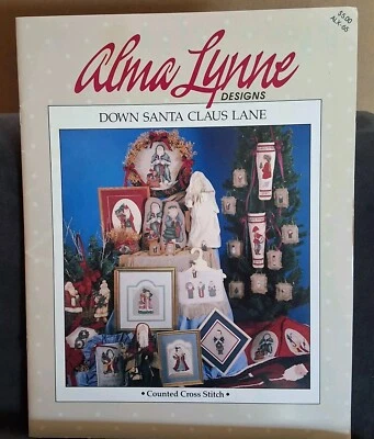 Down Santa Claus Lane Cross Stitch ALX-65 Christmas 1987 - 16+ Patterns Lynne - Image 1 of 3