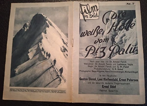 Die weiße Hölle am Piz Palü ( Ernst Udet ) Leni Riefenstahl Film im Bild IFK: 07 - Foto 1 di 2