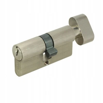 DOMINO Knaufzylinder mit 3 Schlüsseln Schlüsselsatz Zylinderschloss Nickel