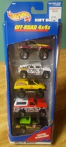 Vintage 1997 Hot Wheels Off-Road 4x4s 5 Car Gift Pack All Exclusive Decorations - Picture 1 of 10