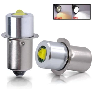 2x White Flashlight Bulb For For 14.4V 18V 24V Black-Decker + Fire-Storm lights - Picture 1 of 11