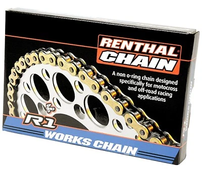 Renthal 520 R-1 Works Chain 520x114 For Yamaha Kawasaki Suzuki Husky C125 - Image 1 of 4