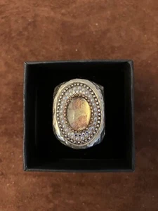 HUGE Gold Over Sterling Ring jewelry lot w - MINT - Picture 1 of 5