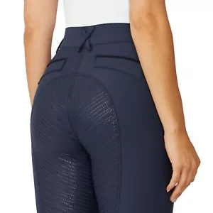 Ovation Ladies Dynamic GripTec Full Seat Breeches - Indigo & Berry - Picture 1 of 7