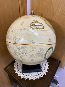 Globemaster 12" Topical Raised Mountains Wood Base Globe ~ Replogle Globes, Inc. - Picture 1 of 12