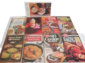 9 Lot Paperback Vintage Assortment Cookie Chicken Chinese Grill Baking American  - Picture 1 of 1