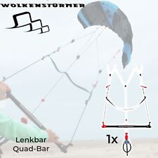 Wolkenstürmer Paraflex Quad Lenkdrachen Lenkmatte Landboarding Bar Kite Trainer