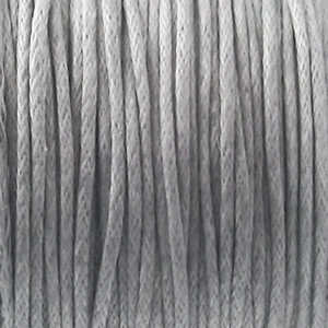 Light Gray 1mm Waxed Cotton Cord, 70 Meters, Macrame, Beading String - Picture 1 of 3