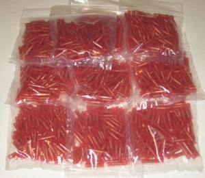 1.000 rote Stoßverbinder 22-18 Stärke Drahtspleiß Bulk - Bild 1 von 2
