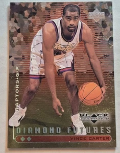 1998-99 UD /2500 Diamond Futures Vince Carter Black Diamond RC #120 Raptors - Picture 1 of 2