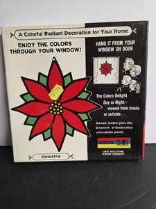 Vintage MCM 60er 70er FENSTER EDELSTEINE WEIHNACHTSSTERN Nr. 672 Fensterdeko - Bild 1 von 8