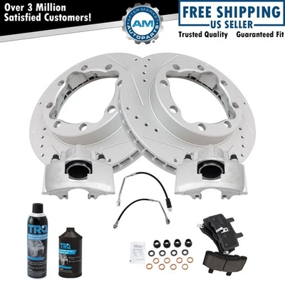 Kit de pastillas de freno y rotor de alto rendimiento para Chevrolet GMC Foto 1 de 4