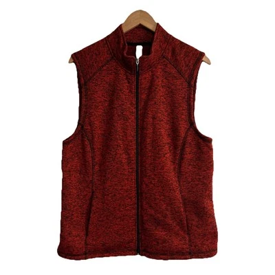 Exertex Women’s XL Full Zip Vest Outdoor Chore Pockets Colorful Camping Hiking - Image 1 of 4