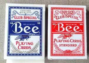 BEE Casino Qualität, No 92 Spielkarten Deck USA Neu - Bild 1 von 17
