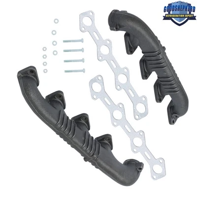Colector de escape derecho + derecho para Ford E350 Club Wagon E350 E450 6,0 L V8 2003-2010 Foto 1 de 4