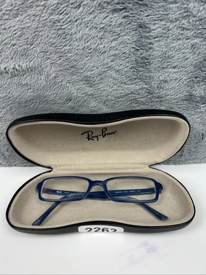 Gafas Ray-Ban RB 5044 2131 Marco Rectangular Azul Italia 48[]16 135 con Estuche Foto 1 de 4