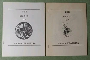 THE MAGIC OF FRANK FRAZETTA FANZINE 1A & 1B 1970 (EST) RUSS COCHRAN 2 PORTFOLIOS - Picture 1 of 7