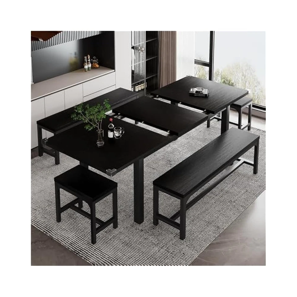 Juego de mesa de comedor que ahorra espacio, iPormis 5, piezas, cómodo y funcional Foto 1 de 4