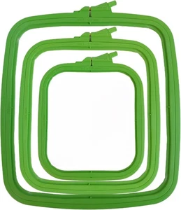 Aro cuadrado de plástico Nurge 170-12 verde - Imagen 1 de 4